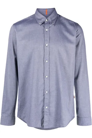 HUGO BOSS Polo à motif en jacquard