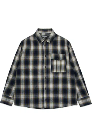 Dsquared2 Chemise en coton à carreaux