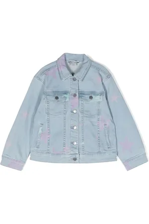 Stella McCartney Veste en jean à motif d