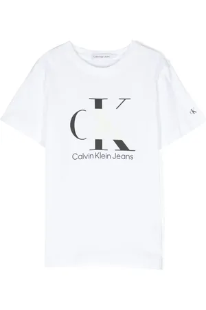 Calvin Klein T-shirt en coton à logo imprimé