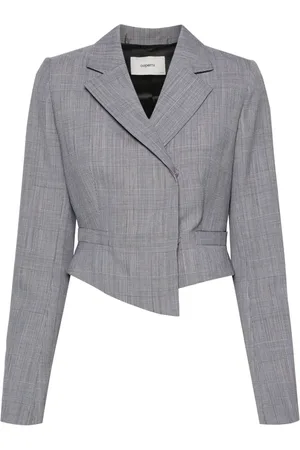 COPERNI Blazer crop à boutonnière croisée