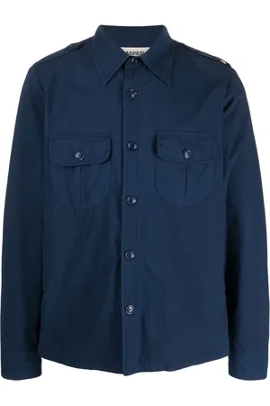 Aspesi Chemise en coton à manches longues