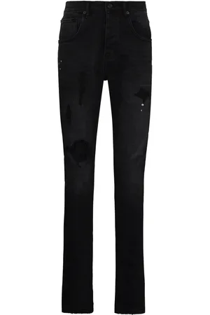 Purple Brand Jean slim à détails nervurés