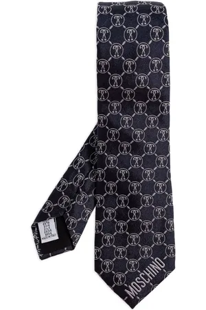 Moschino Cravate à motif monogrammé