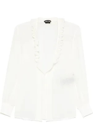 Tom Ford Blouse à détails de volants