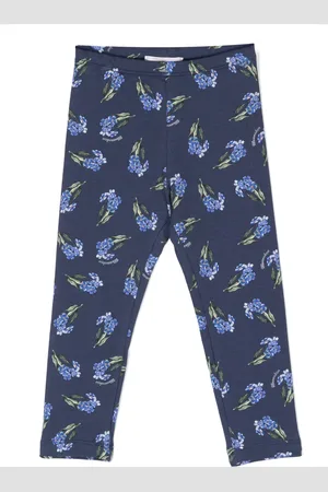 MONNALISA Legging en coton stretch à fleurs