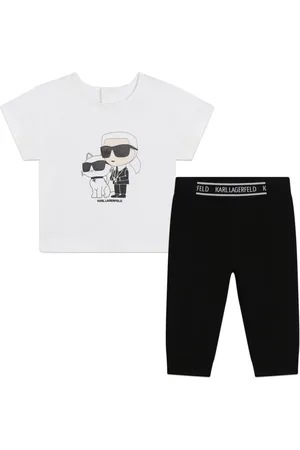 Karl Lagerfeld Legging à imprimé Ikonik Karl And Choupette