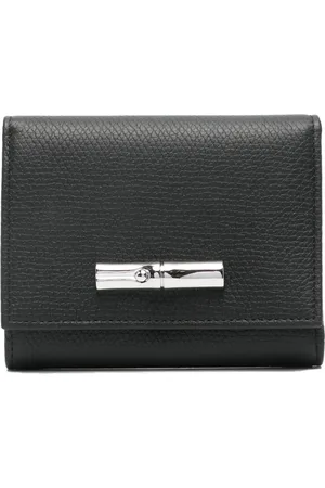 Longchamp Portefeuille Roseau en cuir