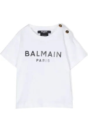 Balmain T-shirt à logo imprimé