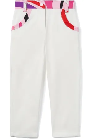 PUCCI Junior Pantalon à imprimé Marmo