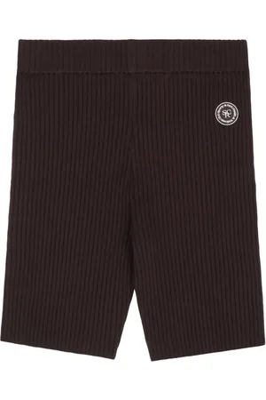 Sporty & Rich Short nervuré à patch logo