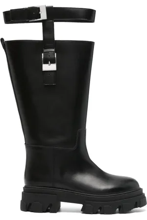 Gia Borghini Bottines en cuir 50 mm