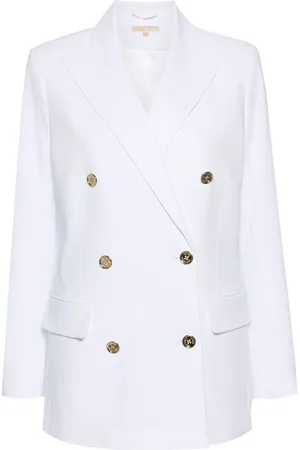 Michael Kors Blazer en crêpe à boutonnière croisée
