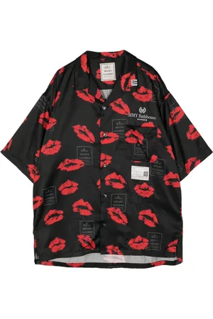 Maison Mihara Yasuhiro Chemise à imprimé graphique