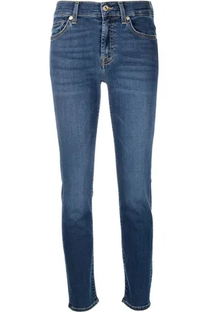 7 for all Mankind Jean skinny à taille basse
