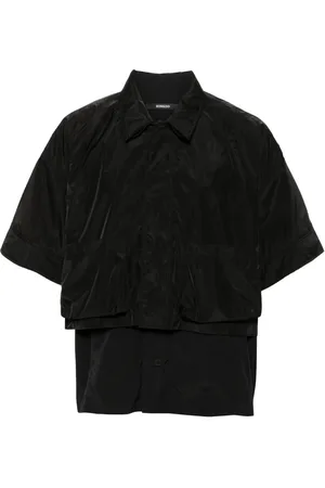SONGZIO Chemise en coton à design superposé