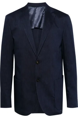 corneliani Blazer chiné à simple boutonnage