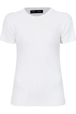 Proenza Schouler T-shirt nervure à encolure ras du cou