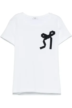 Il gufo T-shirt à détail de nœud
