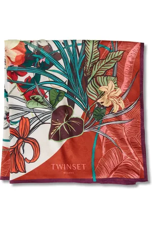 Twin-Set Foulard à fleurs imprimées