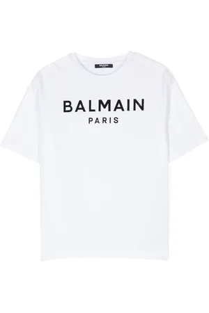 Balmain T-shirt à logo imprimé