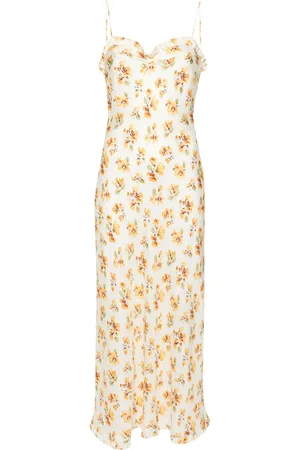 Doen Robe mi-longue Calsi à fleurs