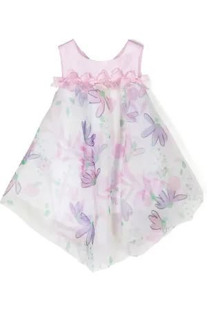 MISS GRANT Robe en satin à fleurs