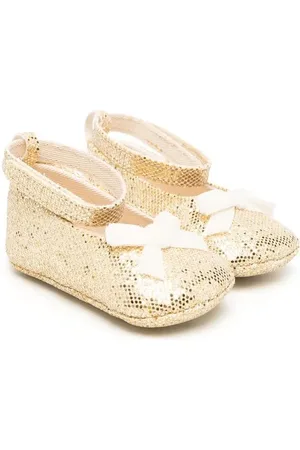 PèPè Ballerines à effet métallisé