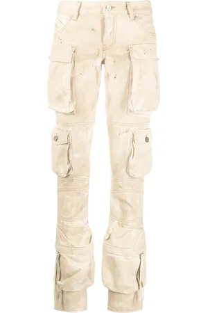 The Attico Pantalon cargo Essie à effet marbré