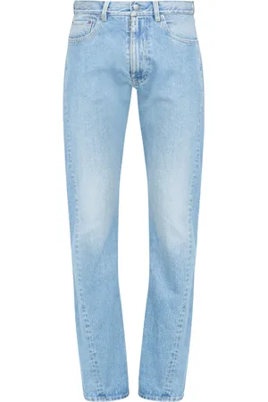 Maison Margiela Jean en coton à ourlet retroussé
