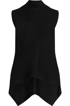 Karl Lagerfeld Blouse sans manches à col roulé