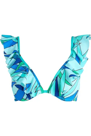 Vilebrequin Haut de bikini à motif abstrait