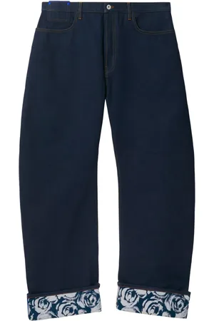 Burberry Jean ample à patch logo