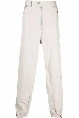 Maison Mihara Yasuhiro Pantalon droit à détails rayés