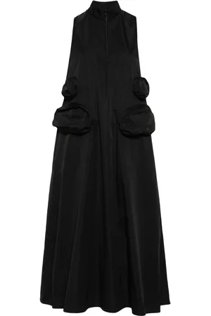 MELITTA BAUMEISTER Robe longue sans manches à coupe évasée