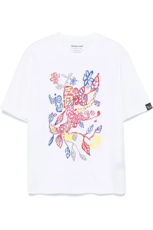 MARTINE ROSE T-shirt à col ras du cou