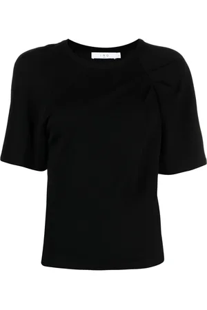 IRO T-shirt froncé à manches évasées
