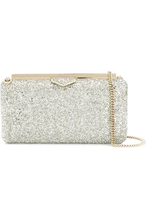 Jimmy Choo Pochette brodée de sequins Ellipse