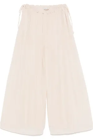 Serafini Pantalon palazzo en résille