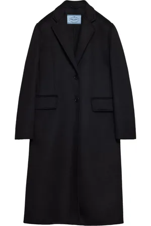 Prada Manteau droit à simple boutonnage