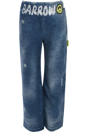 BARROW Pantalon élastiqué à logo imprimé