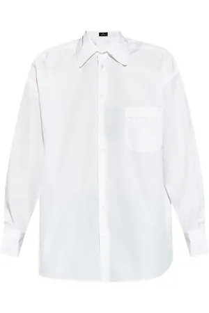 Etro Chemise en popeline à logo brodé