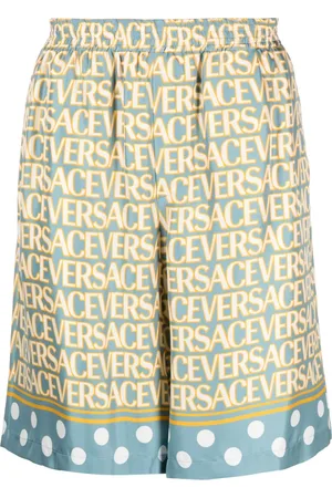 VERSACE Short en soie Allover