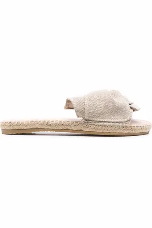 MANEBI Espadrilles froncées à bout ouvert