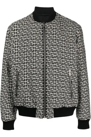 Balmain Veste bomber réversible à motif monogrammé