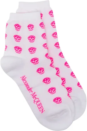 Alexander McQueen Chaussettes en maille intarsia