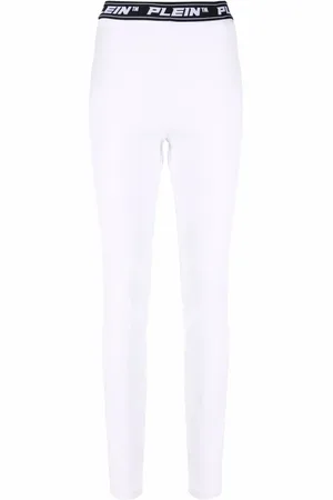 Philipp Plein Legging à taille à logo