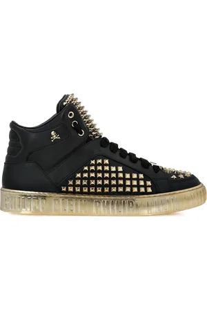 Philipp Plein Baskets mi-montantes en cuir