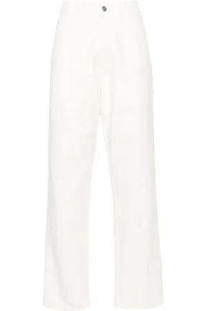 HOMMEGIRLS Pantalon en coton à coupe droite