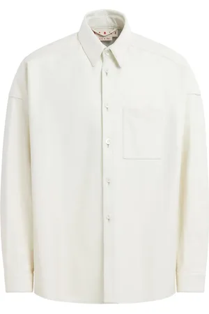 Marni Chemise en cuir à manches longues